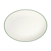 Modest Green Тарелка овальная 36см ID Fine [6]