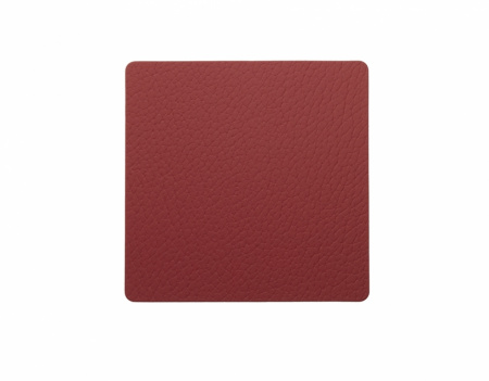 98359 BULL red подстаканник квадратный 10x10 см, толщина 2мм