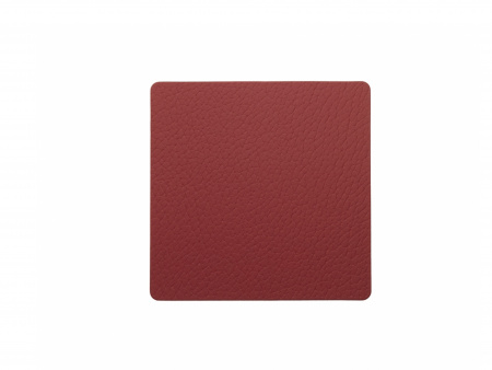 98359 BULL red подстаканник квадратный 10x10 см, толщина 2мм