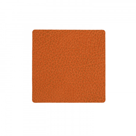 981300 HIPPO orange подстаканник квадратный 10x10 см, толщина 1,6 мм