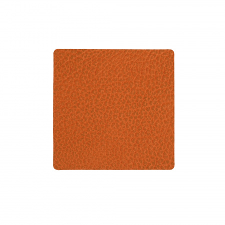 981300 HIPPO orange подстаканник квадратный 10x10 см, толщина 1,6 мм