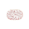 Venecia Maroon Блюдо овальное 37см ID Fine [6] [Промо]