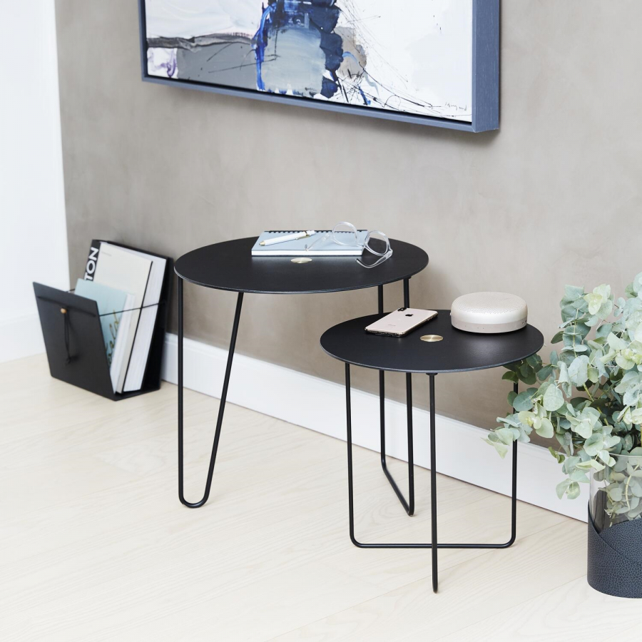 Журнальный столик Turntable с круглой столешницей 42х38см